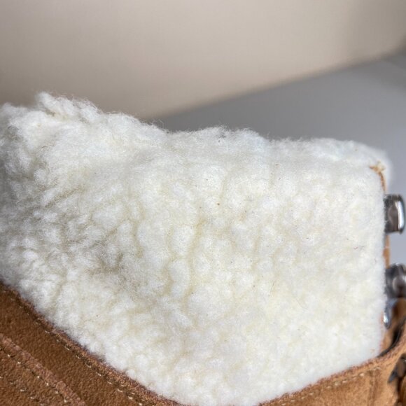 Marc Fisher Darlen Leather Platform Ankle Boots Size 7.5 - Picture 8 of 16